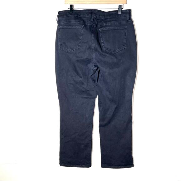 NYDJ black lift and tuck technology Marilyn straight leg jeans size 14 B110 - Picture 5 of 5